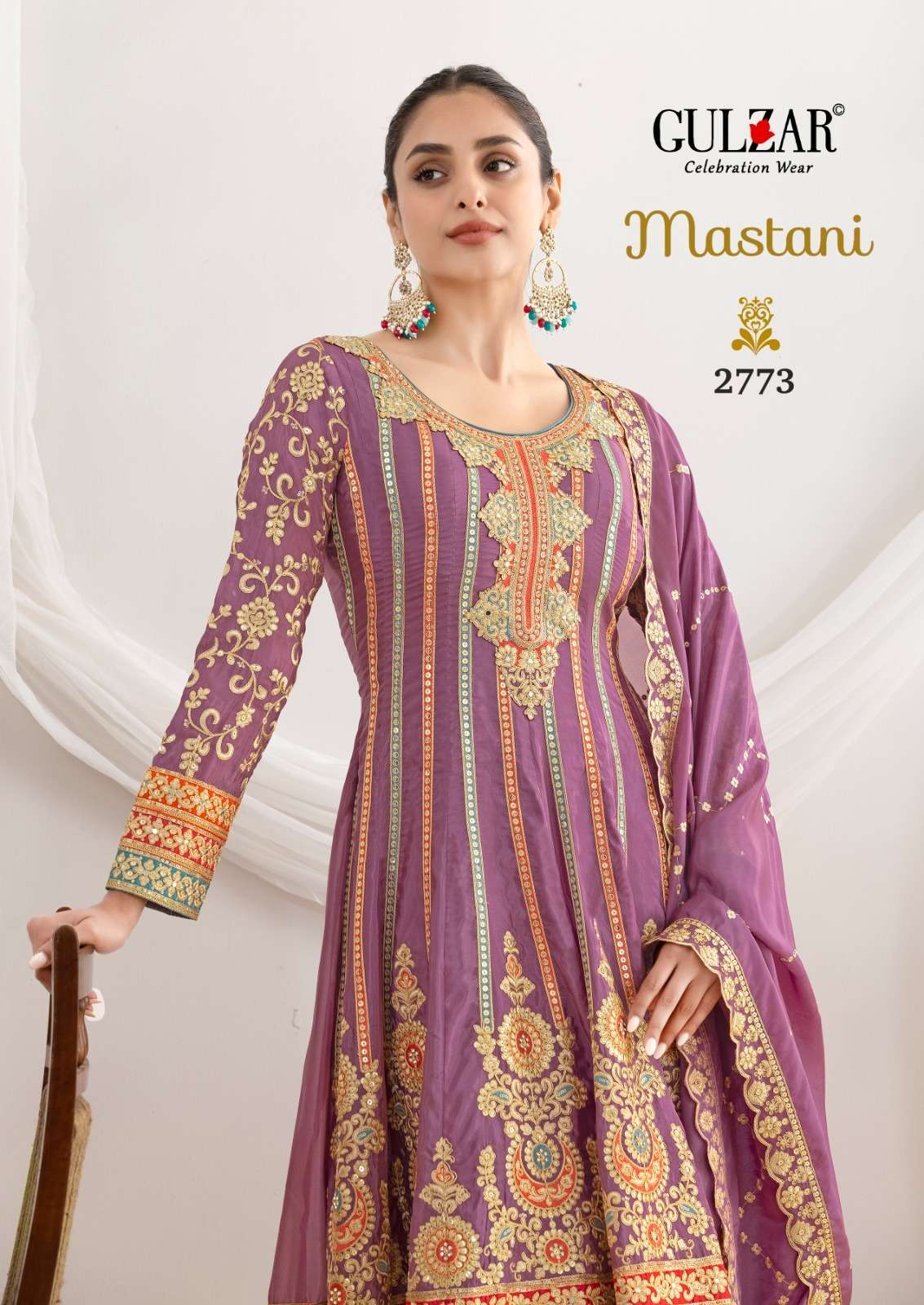 Mastani D no 2771 2773 by Gulzar suit collection manufacturers surat 
