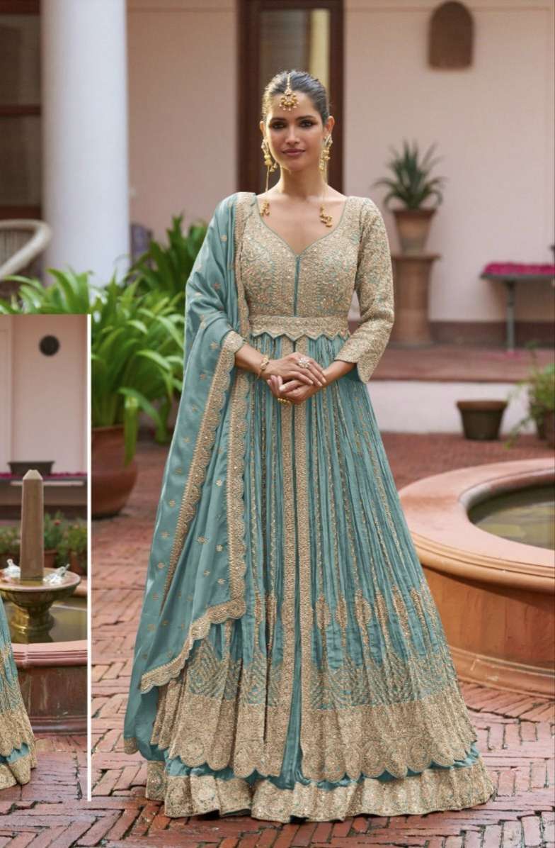 MEENAT by Gulkayra Designer gown collection manufacturers surat 