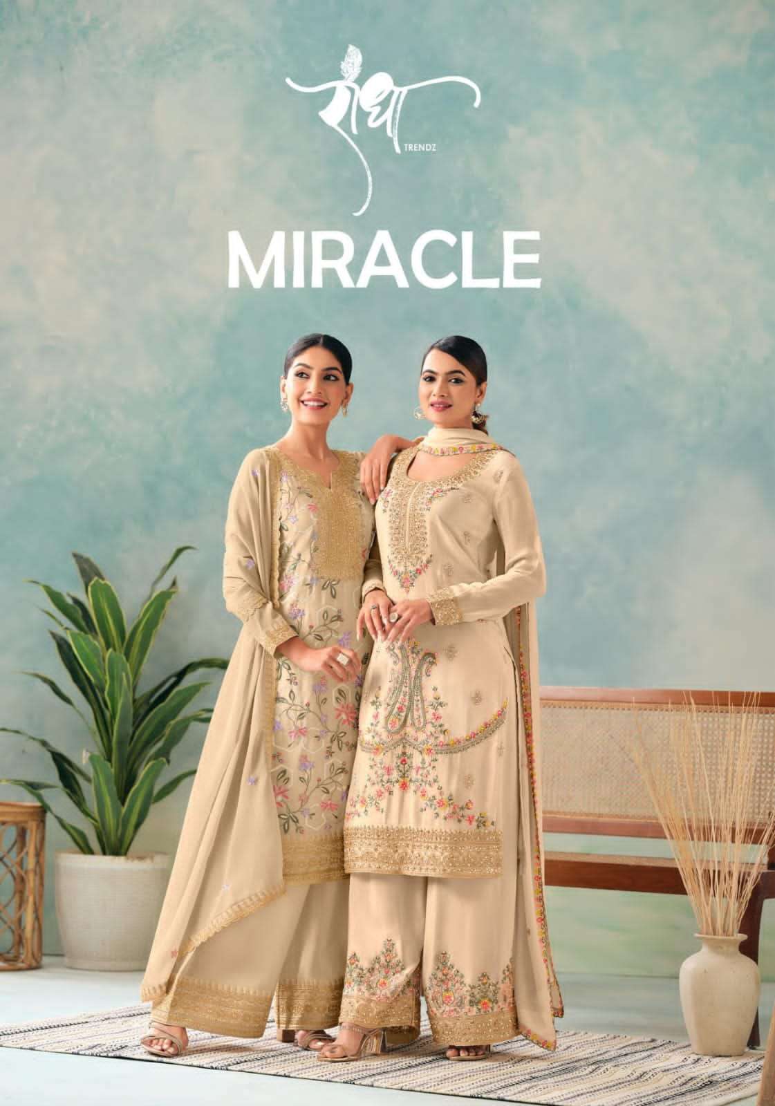 MIRACLE by RADHA TRENDZ suit collection manufacturers surat 