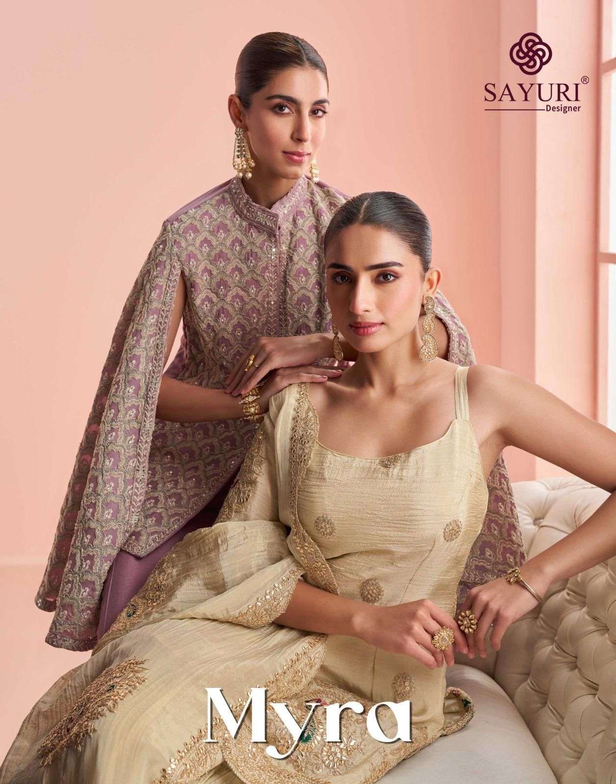 MYRA by SAYURI DESIGNER Suit collection manufacturers surat 