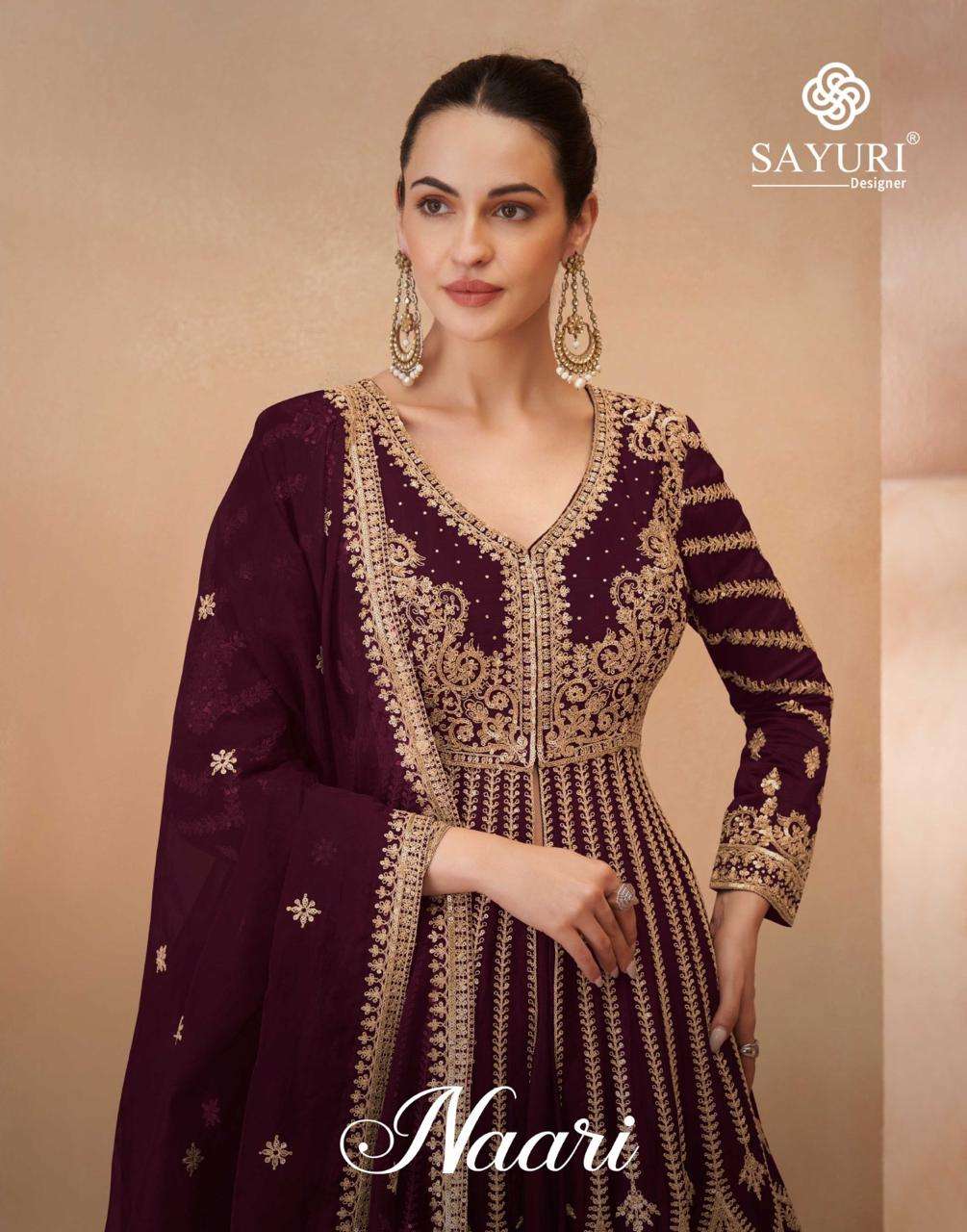 NAARI by SAYURI DESIGNER gown collection manufacturers surat 