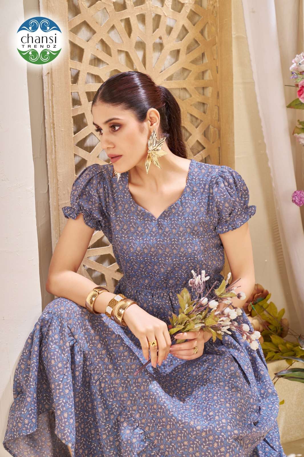 NETRI by Chansi Trendz kurti collection manufacturers surat 