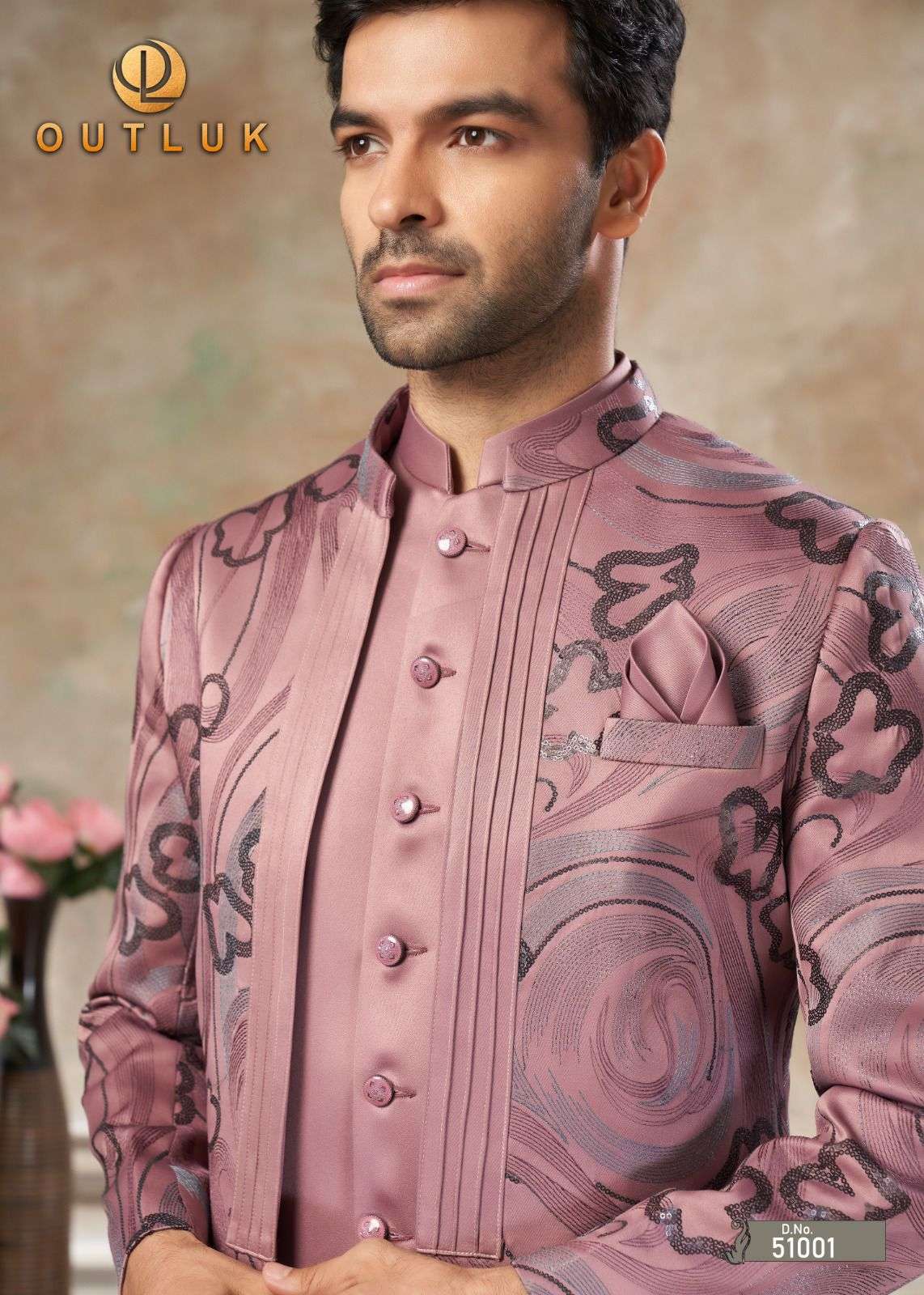 Outluk Wedding Jodhpuri kurta collectionn 51 manufacturers surat 