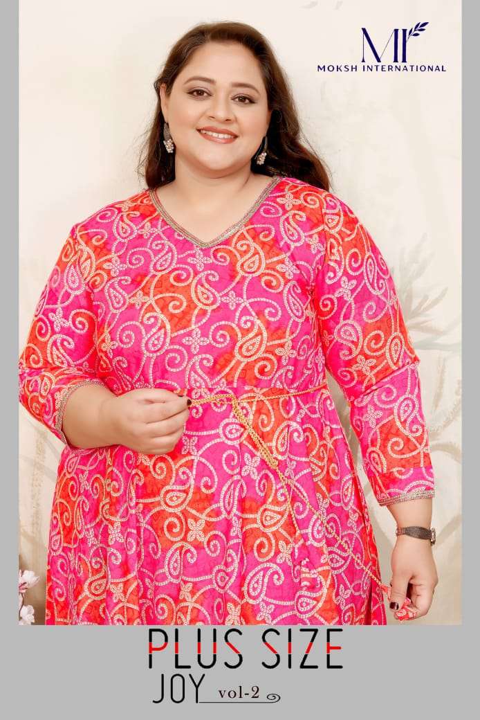 Plus Size Joy Vol 2 by Moksh International kurti collection manufacturers surat 