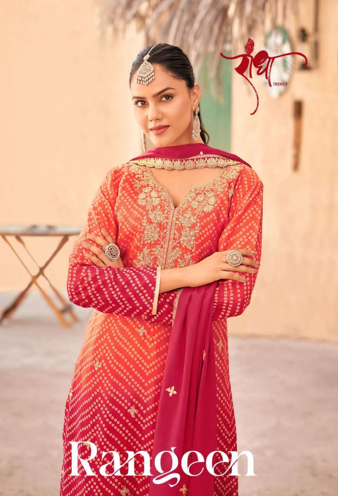 RANGEEN by RADHA TRENDZ suit collection manufacturers surat 