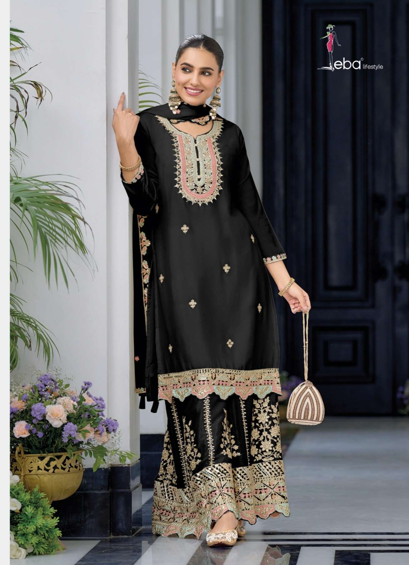 SAFROON vol 4 by eba Life style suit collection manufacturers surat 