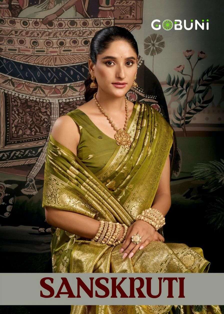 Sanskruti Series 2001 To  2004 by Gobuni saree Collection manufacturers surat 