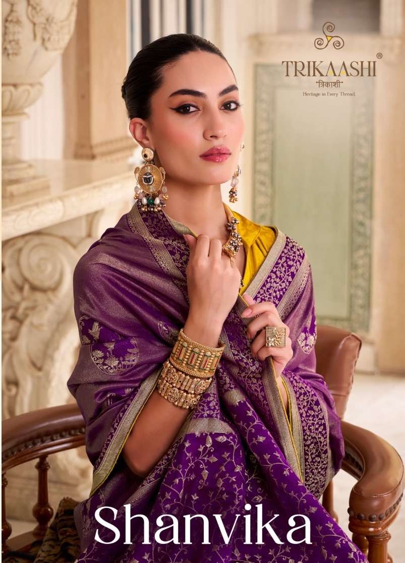 SHANVIKA SERIES 1001 TO 1005 by TRIKAASHI saree Collection manufacturers surat 