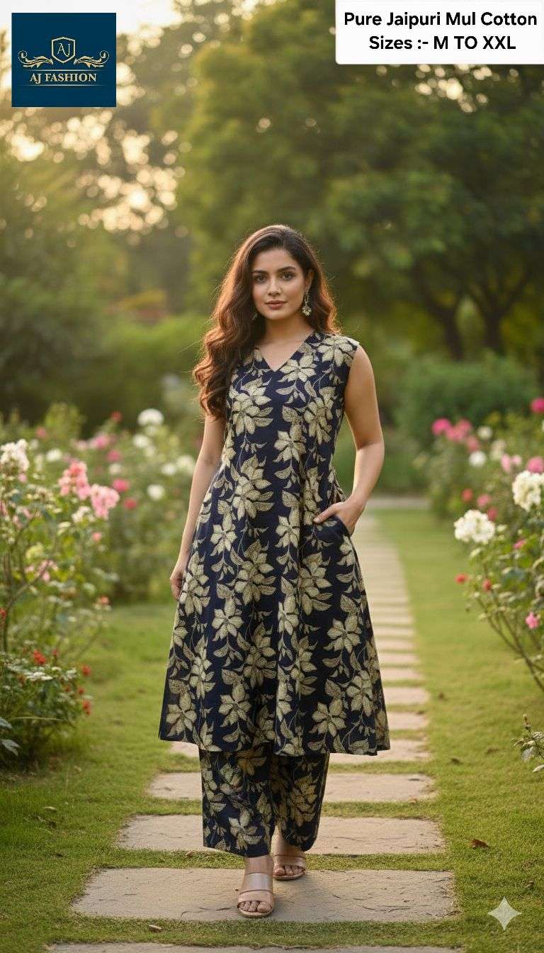 SLEEVELESS KURTI PLAZZO Collection manufacturers surat 