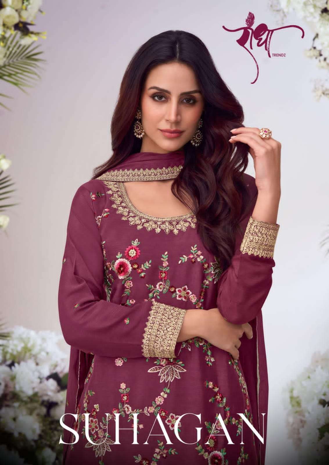 SUHAGAN by RADHA TRENDZ suit collection manufacturers surat 