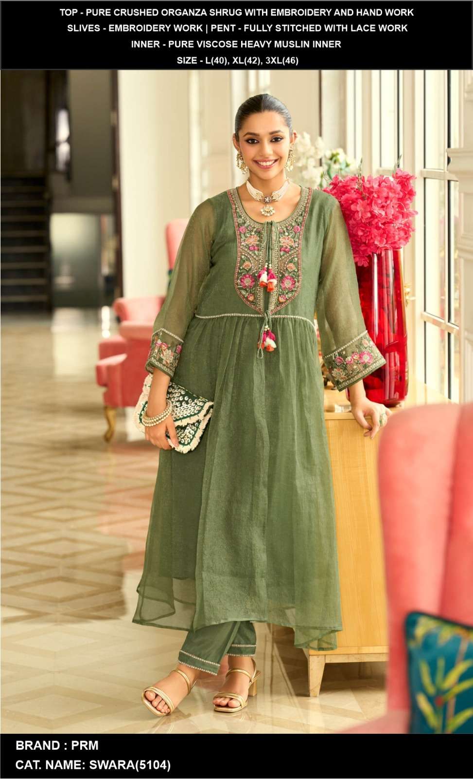 Swara by prm kurti collection manufacturers surat 