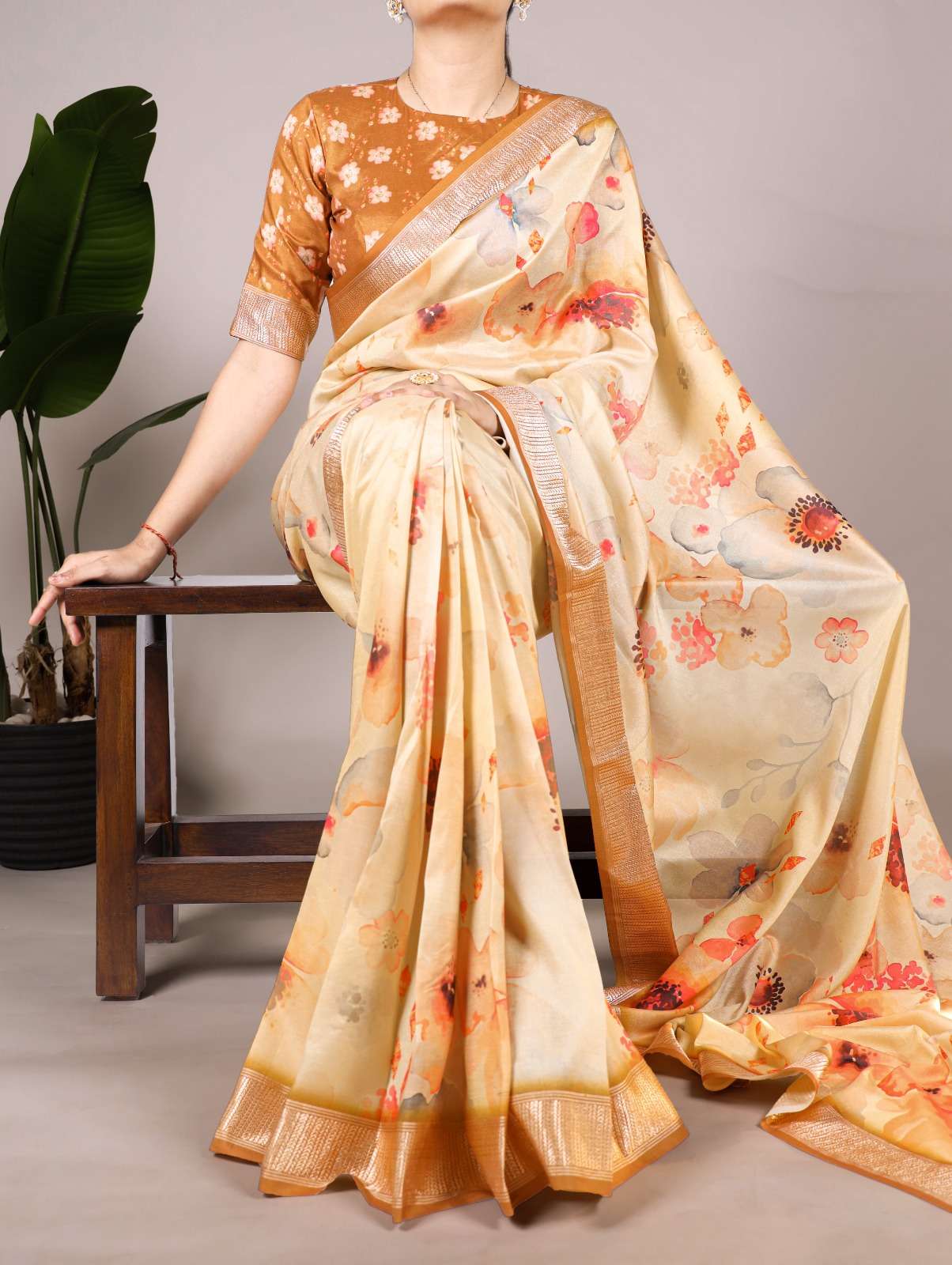 Tussar silk Saree Collection Manufacturer surat 