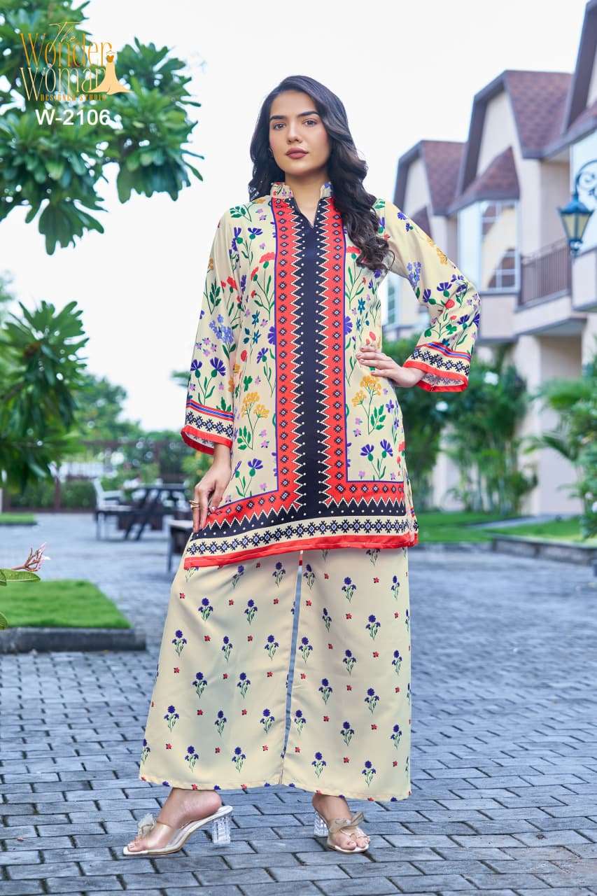 W 2106 CRAFTED STYLISH CO ORD SET collection manufacturers surat 