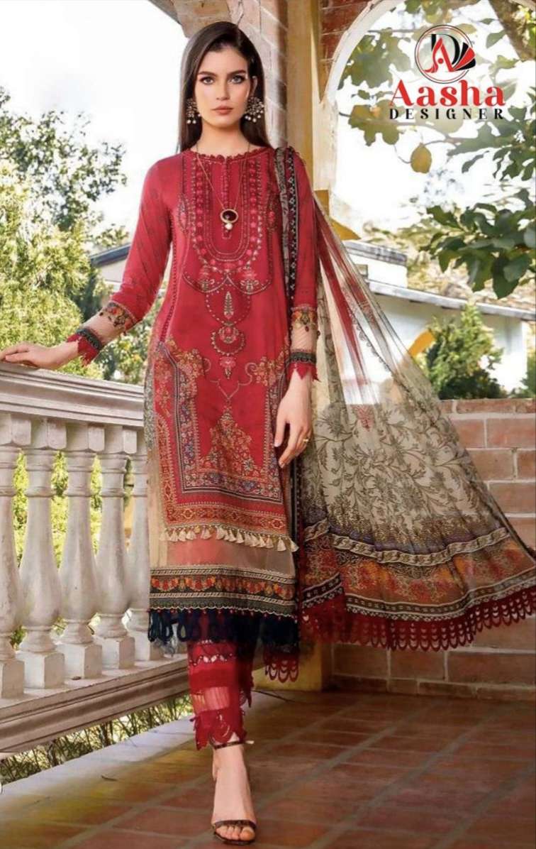A S D 1074 1075 by AASHA DESIGNER suit collection manufacturers surat 