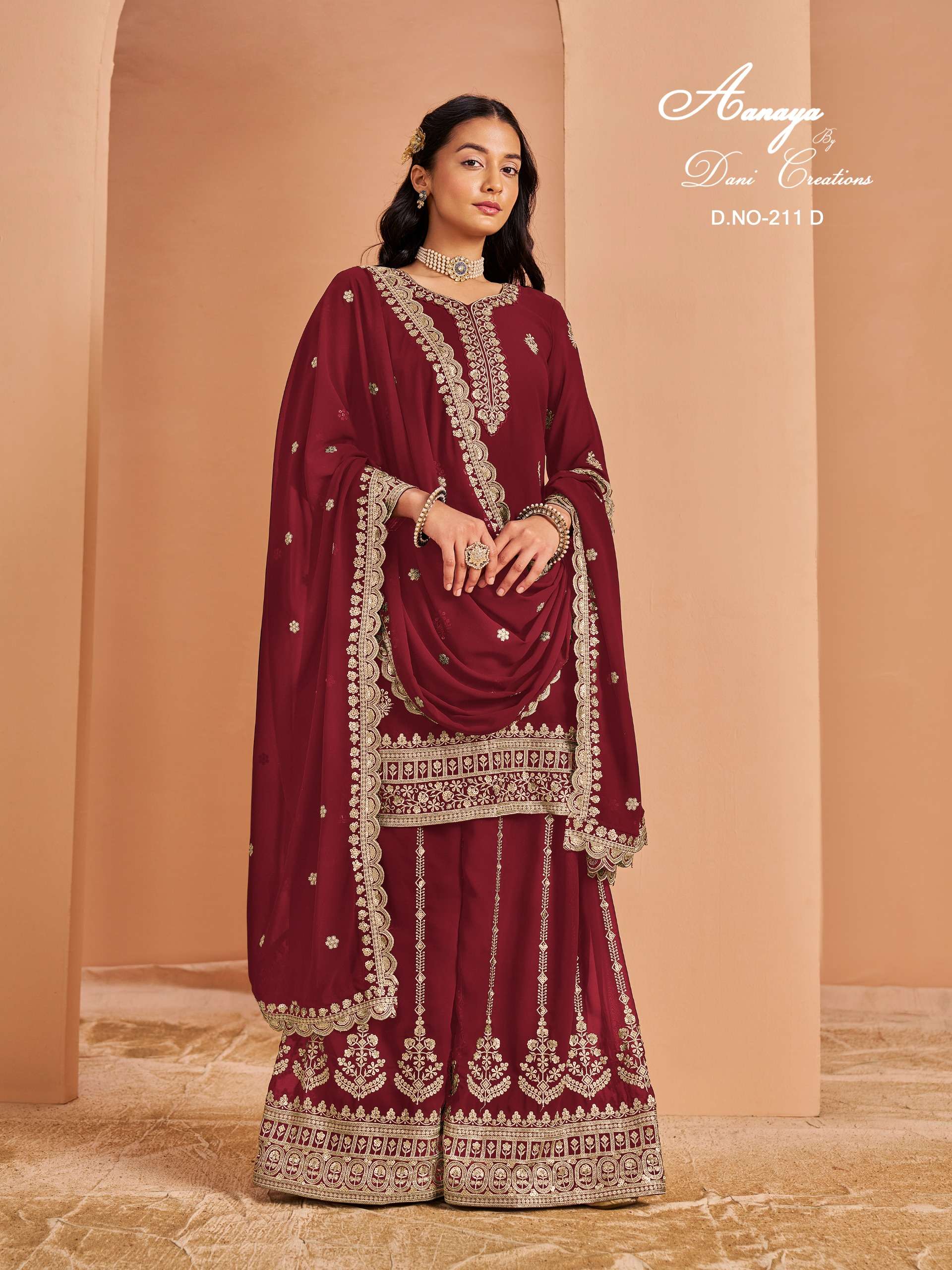 AANAYA VOL 211 by  Dani creation suit collection manufacturers surat 