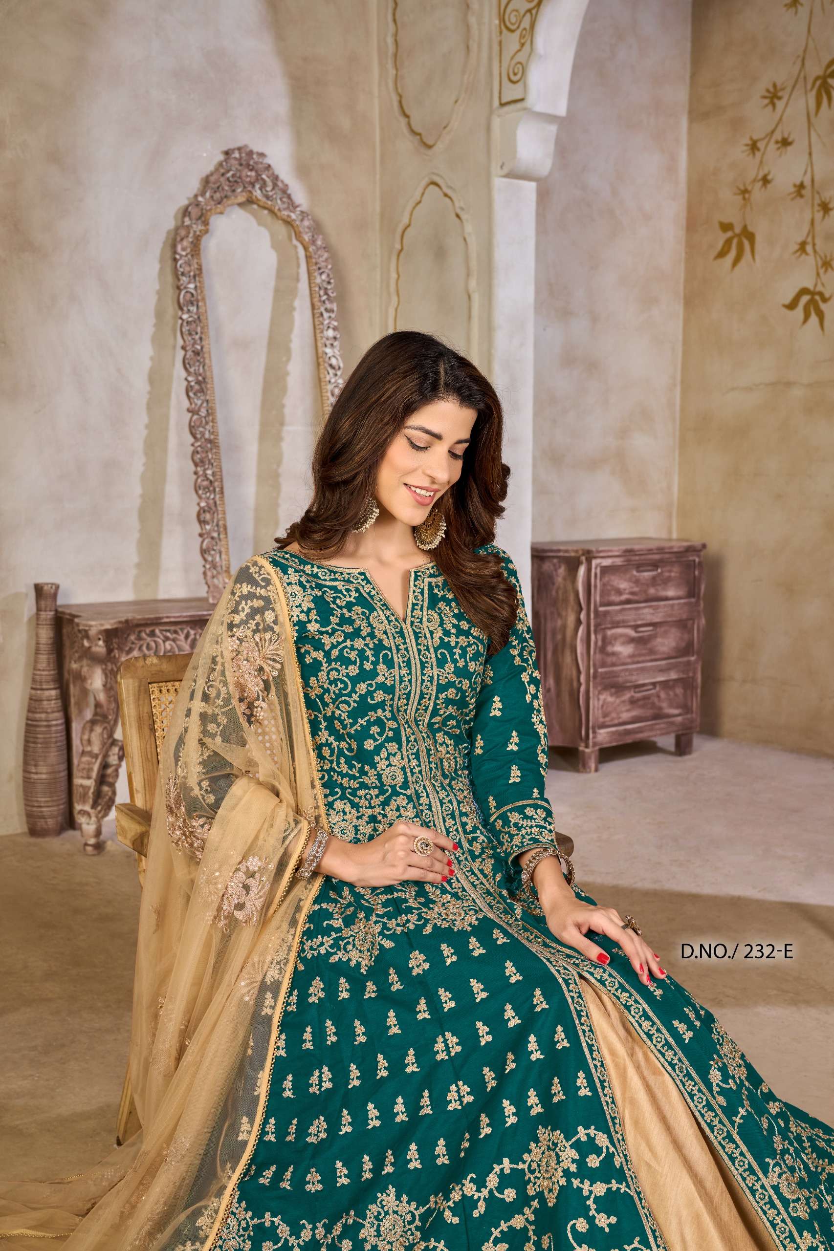 AANAYA VOL 232 by Dani creation gown collection manufacturers surat 