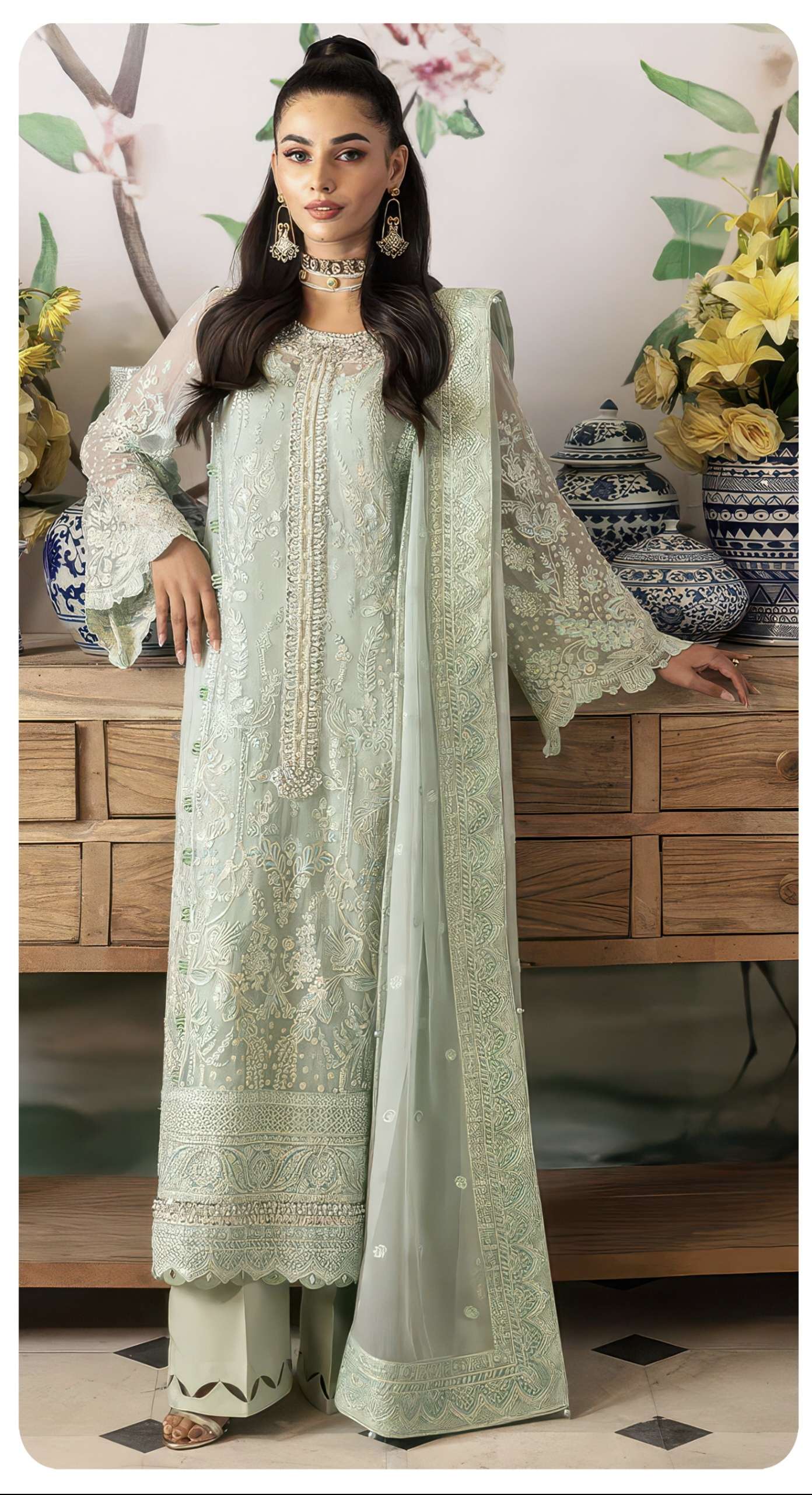 ANAYA VOL 8 DNO 1132 1133 1134 by SAJIDA suit collection manufacturers surat 