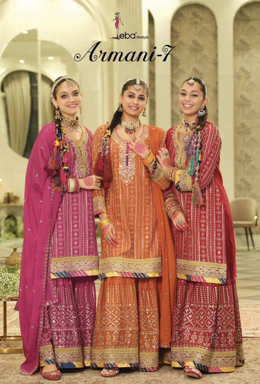 Armani 7 by eba Life style suit collection manufacturers surat 