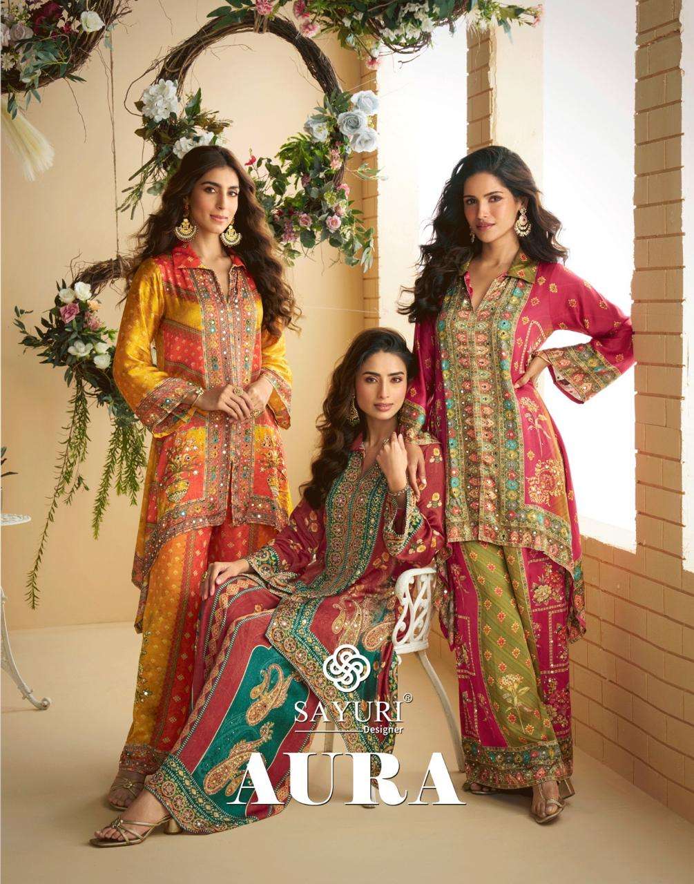 AURA 1 by SAYURI DESIGNER Suit collection manufacturers surat 