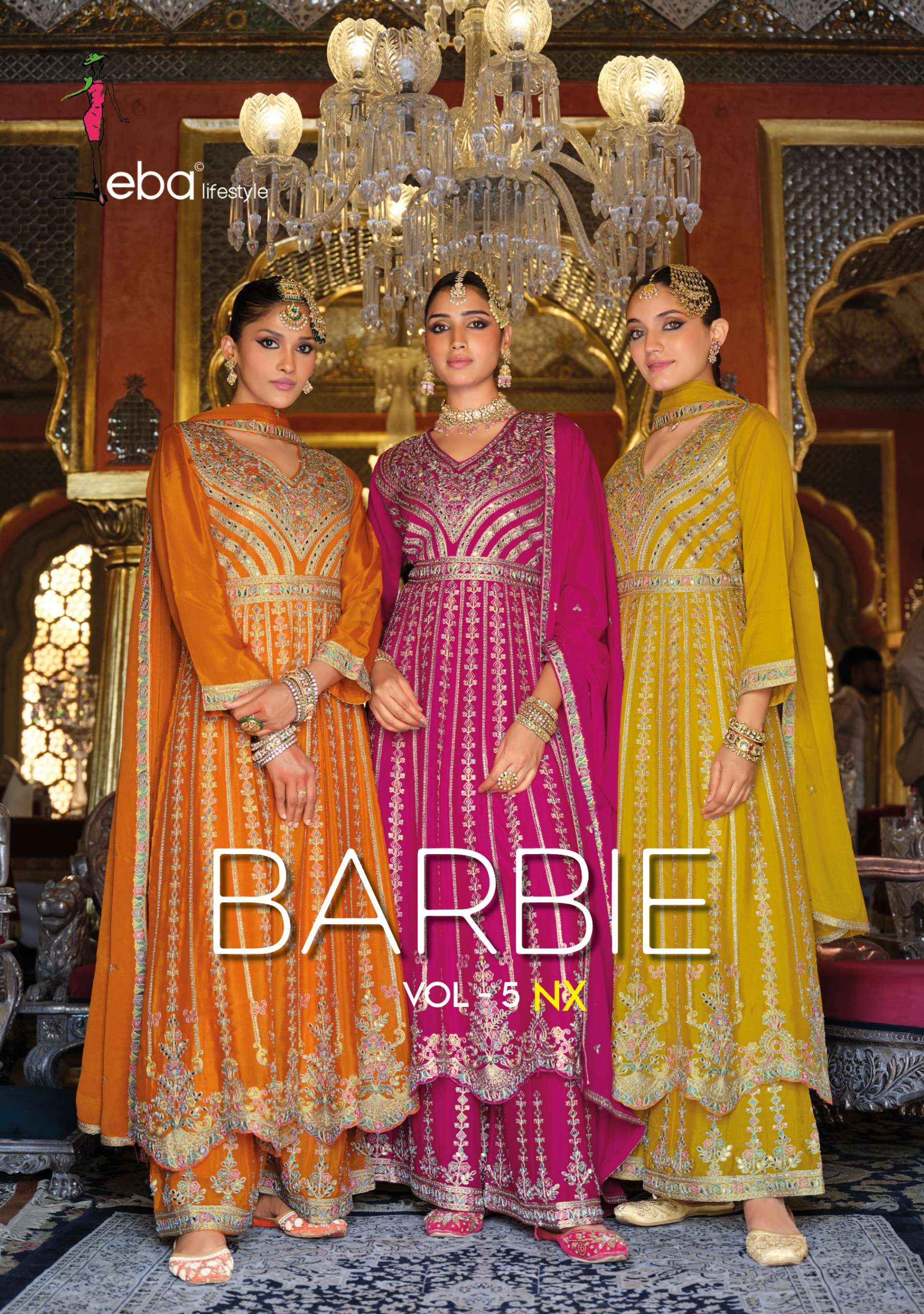 Barbie 5 NX by Eba lifestyle Suit collection manufacturers surat 