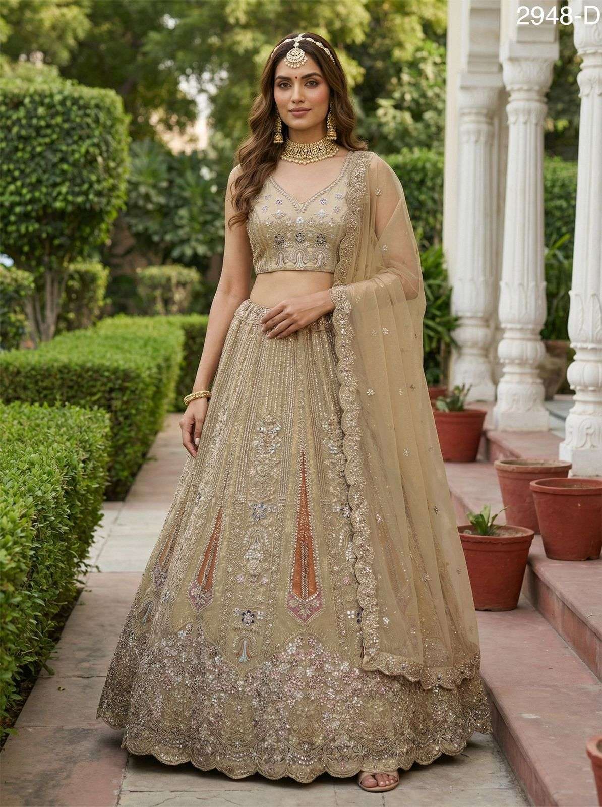Code 2948 Partywear Lehenga Choli collection manufacturers surat 