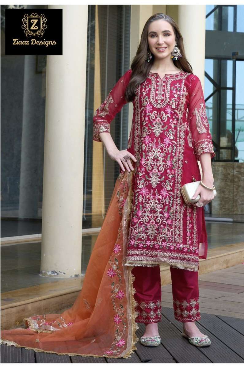 code 862 by Ziaaz Designs Suit collection manufacturers surat 