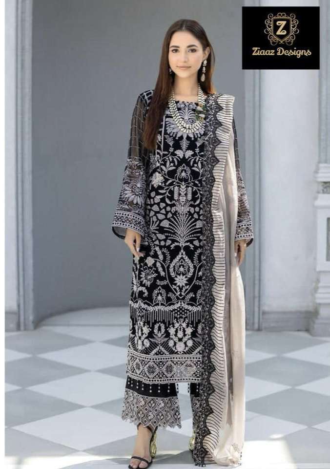 code 864 by Ziaaz Design Suit collection manufacturers surat 