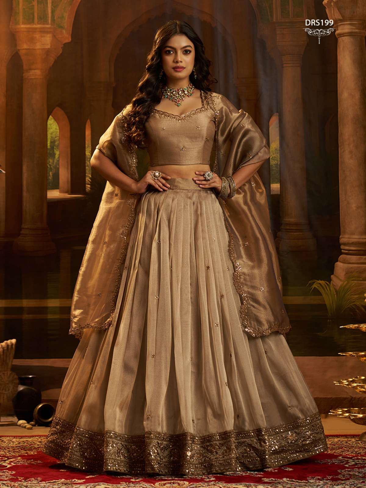 Code DRS199 Lehenga Choli collection manufacturers surat 