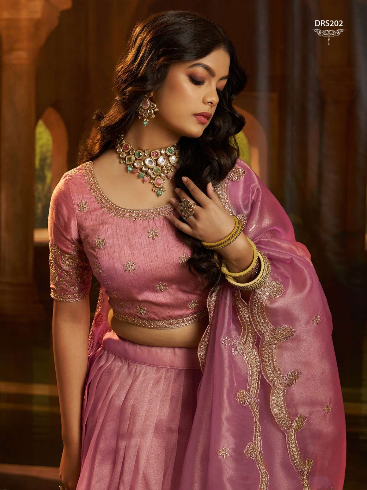 Code DRS202 by ROYAL Lehenga choli collection manufacturers surat 