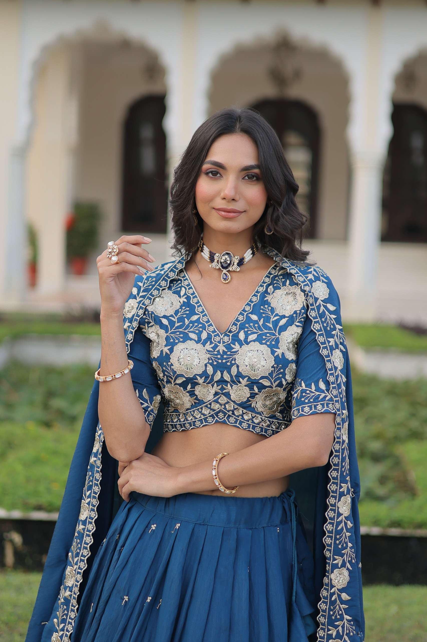 Code KA 5054 LEHENGA CHOLI collection manufacturers surat 