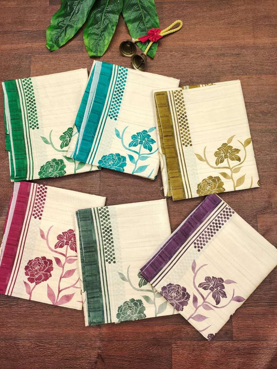 Cosmos Silk 3 – Elegant Floral Printed Silk Saree