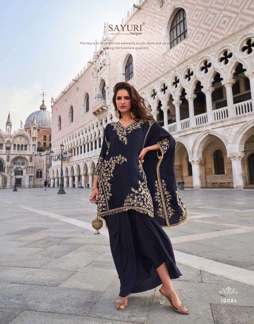 CROWN 1 by SAYURI DESIGNER suit collection manufacturers surat 