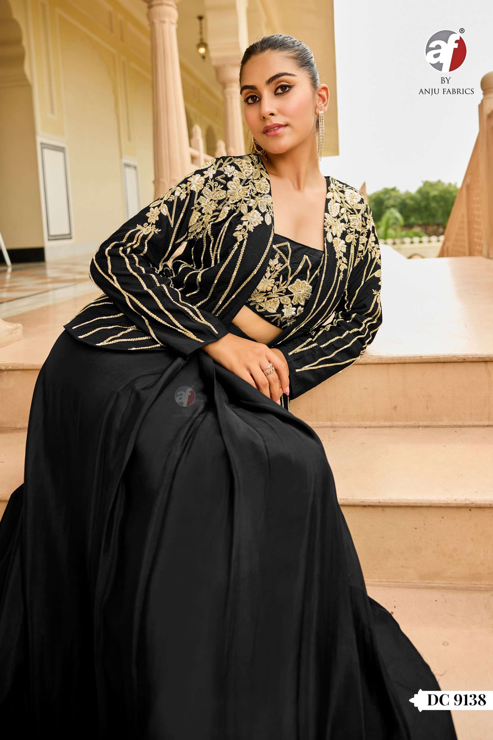 D NO DC 9139 by Anju fabric kurti collection manufacturers surat 