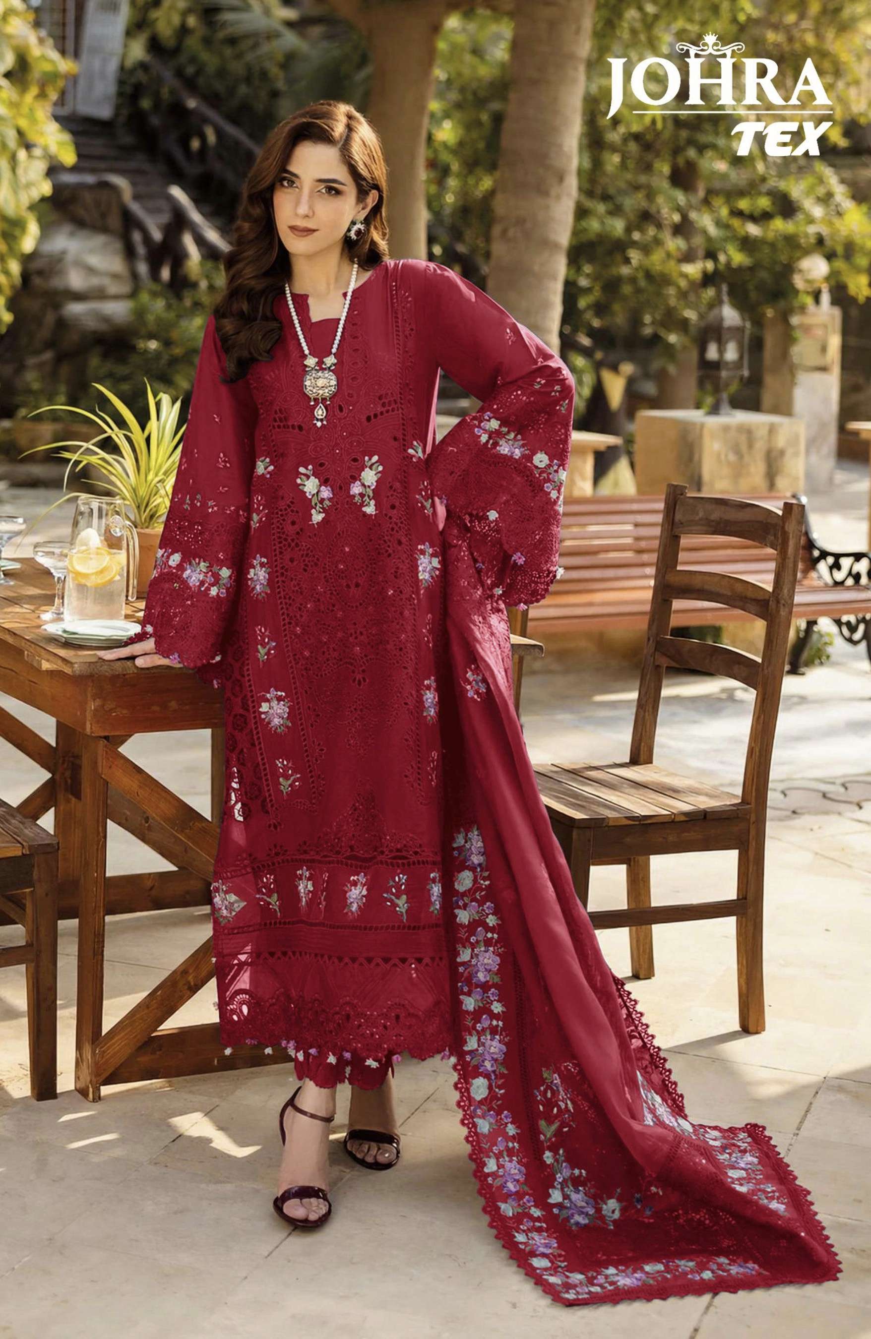 D NO JT 184 by JOHRA TEX suit collection manufacturers surat 