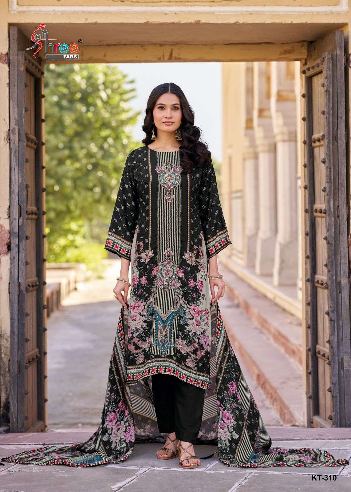 DESIGN NO KT 311 by SHREE FAB suit collection manufacturers surat 