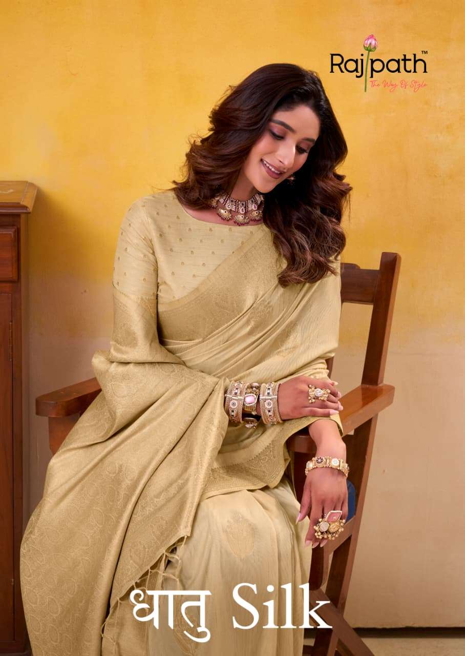 DHATU SILK by RajPath Fabric saree Collection manufacturer surat 