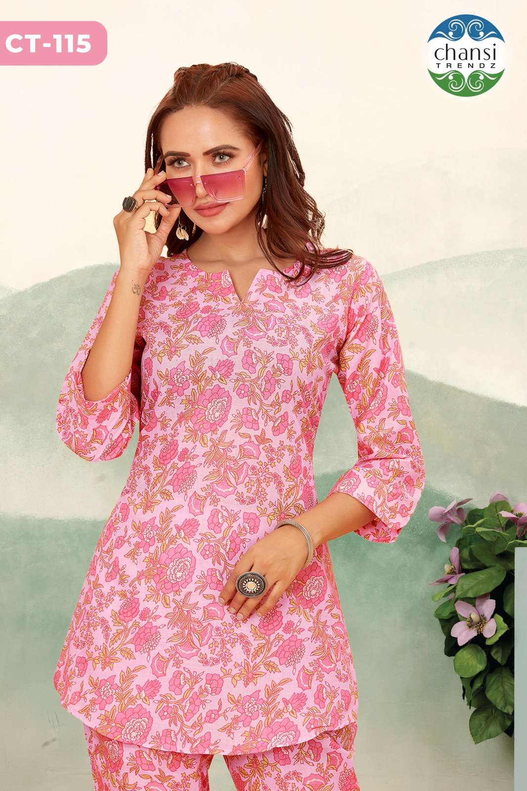 DHRUTHI by Chansi Trendz Kurti collection manufacturers surat 
