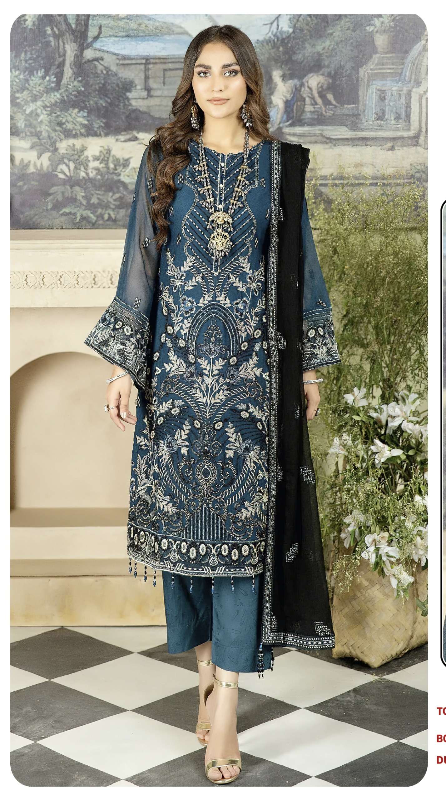 DNO 1106 by SAJIDA suit collection manufacturers surat 