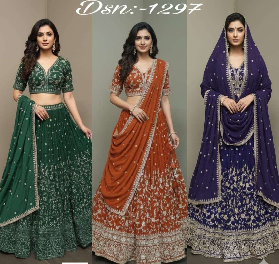 Dsn 1297 Lahenga choli collection manufacturers surat 