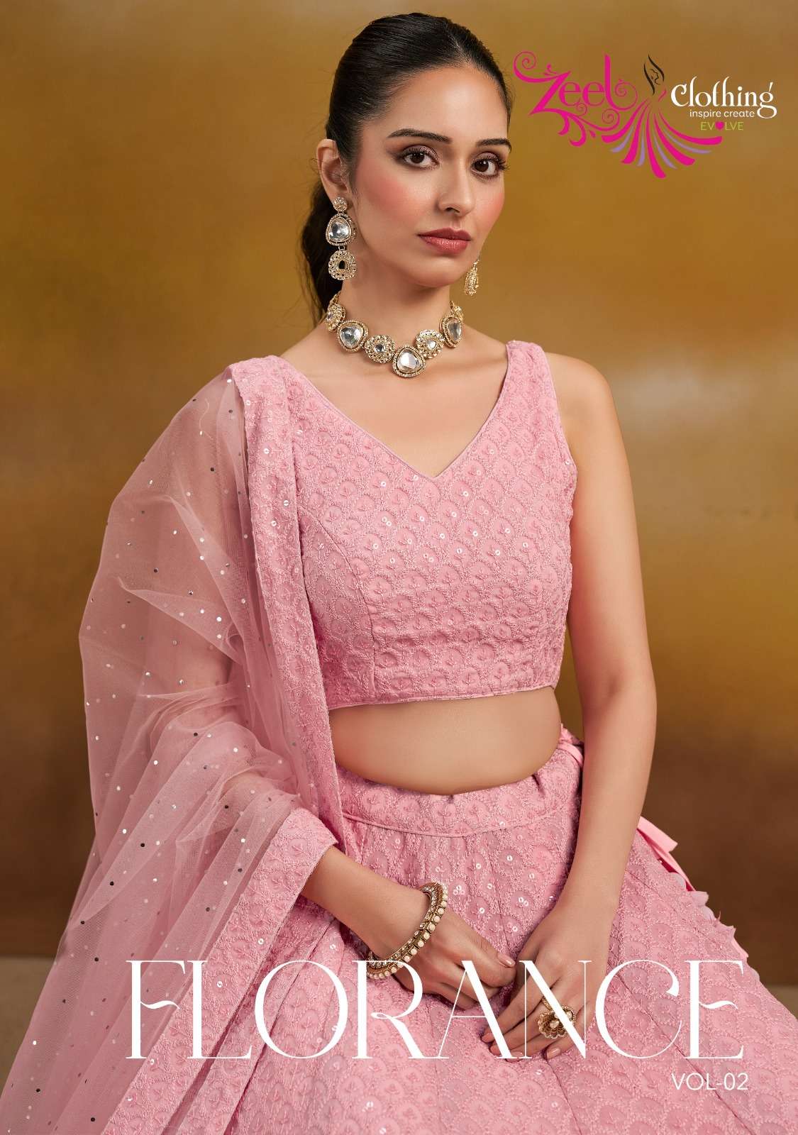 FLORANCE VOL 02 by ZEEL clothing Lehenga Choli collection manufacturers surat 