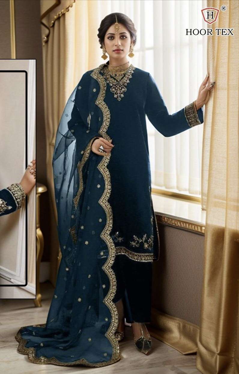 H 350 by Hoor Tex suit collection manufacturers surat 