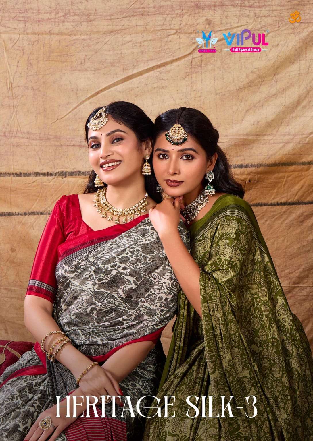 Heritage silk vol 03 by Vipul saree collection manufacturers surat 