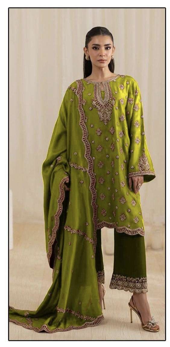 HF 130 by Hoor Tex suit collection manufacturers surat