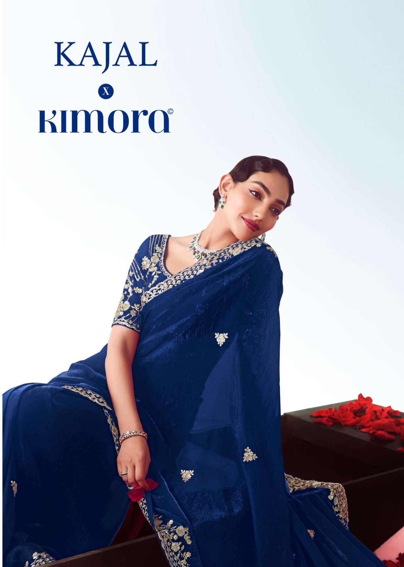 Kajal Vol 17 by Kimora  Saree Collection manufacturer surat 