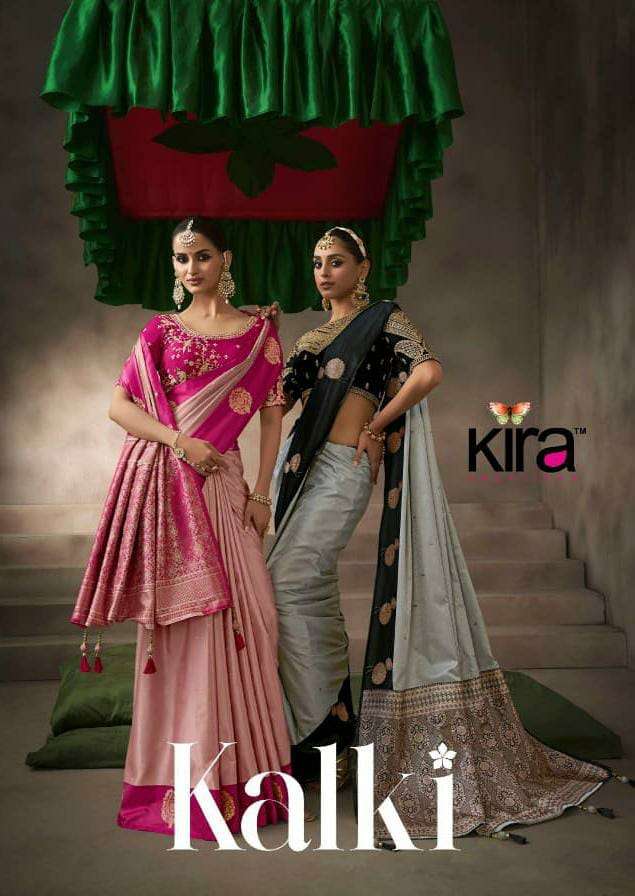 Kalki Silk 1 by Kira saree Collection manufacturer surat 