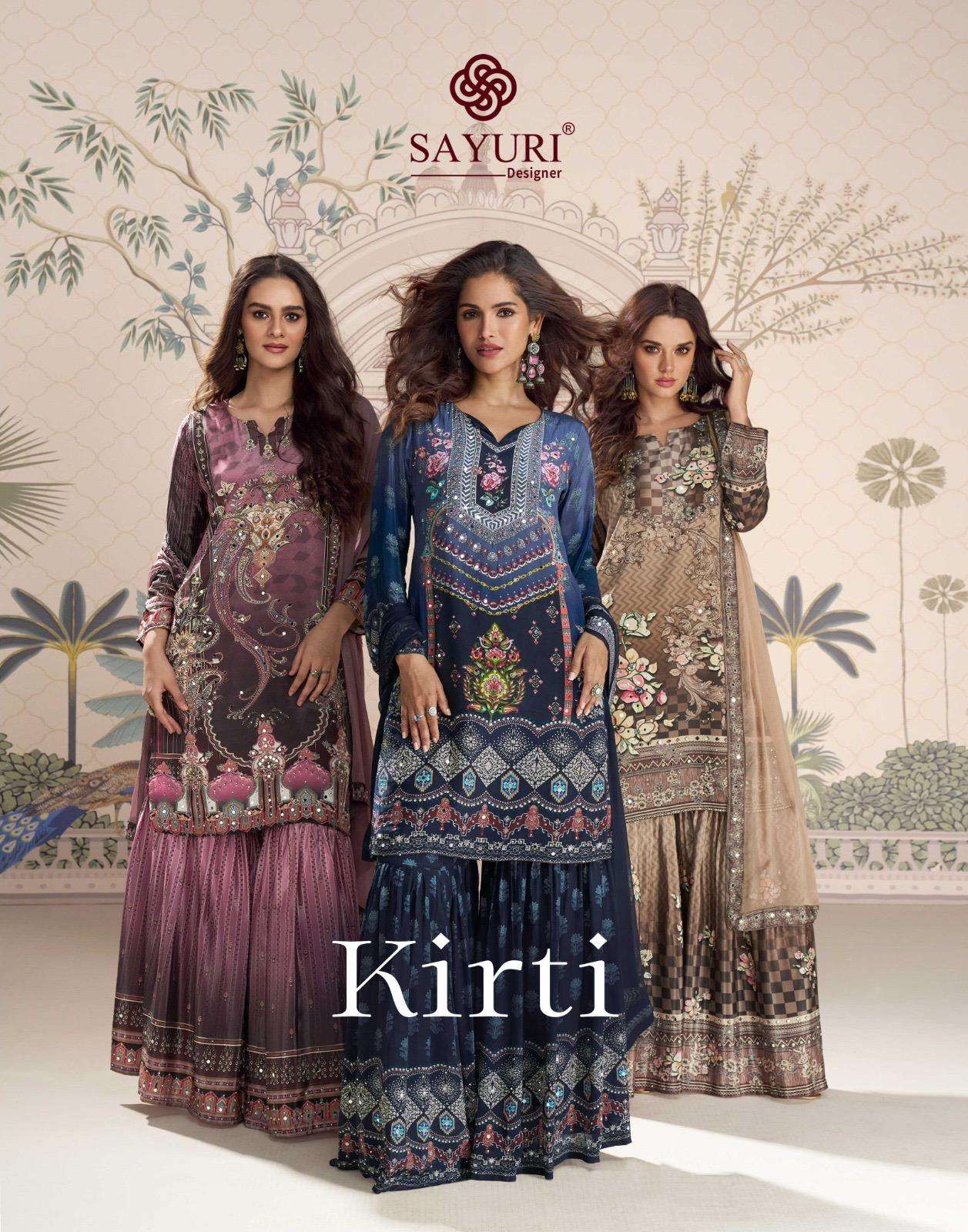 KIRTI 1 by SAYURI DESIGNER  Suit collection manufacturers surat 