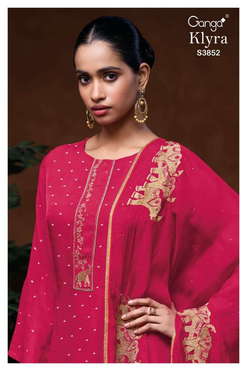 KLYRA 3852 by GANGA Suit collection manufacturers surat 