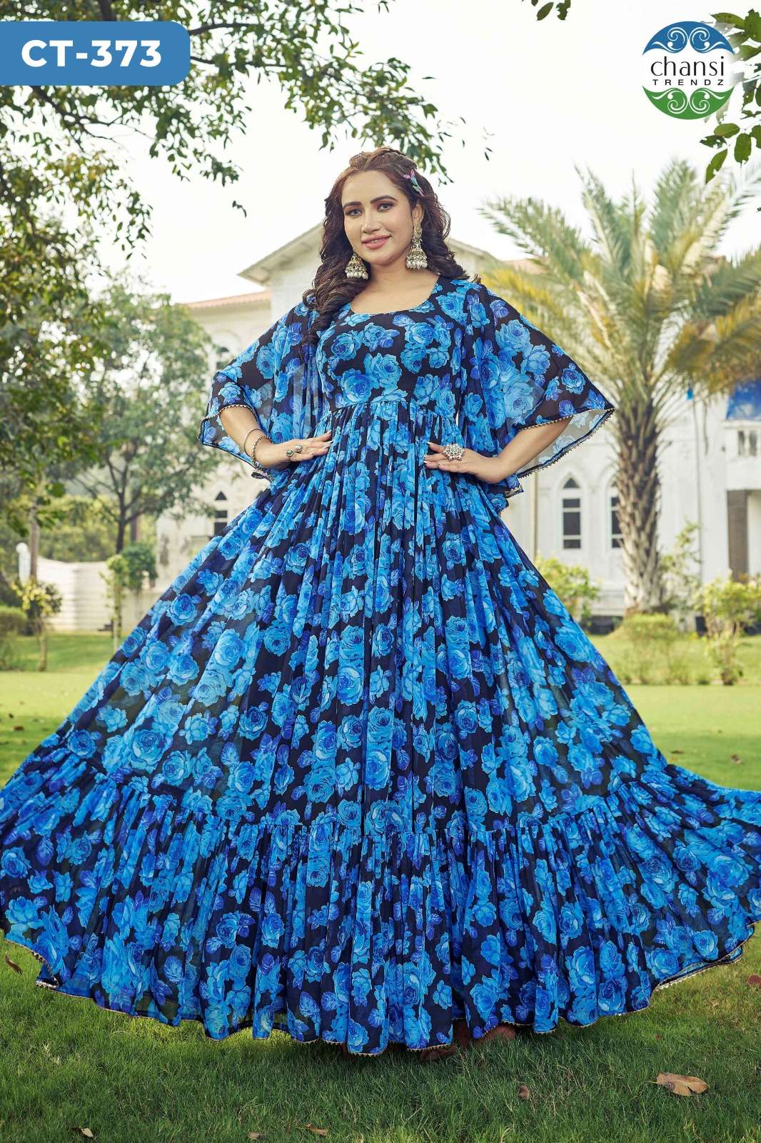 MAAHI by Chansi Trendz gown collection manufacturers surat 