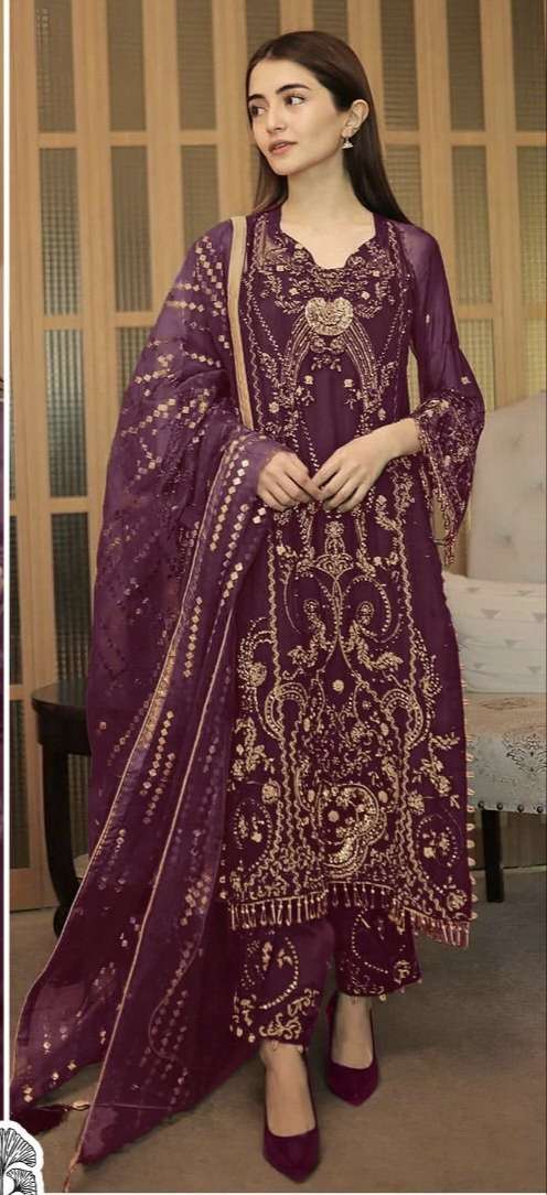MALIKA  DNO 10056 A B C D by ZAHA Suit collection manufacturers surat 