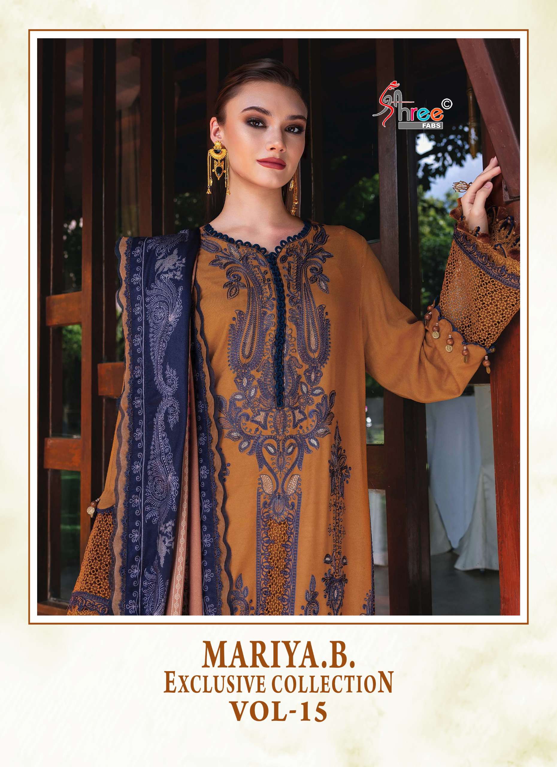 MARIA B EXCLUSIVE COLLECTION VOL 15 by Shree fab suit collection manufacturers surat 